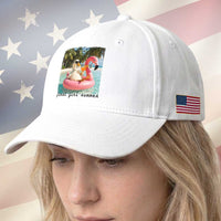 Feral Girl Summer Baseball Cap Silly Goose Summer Beach Meme