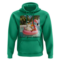 Feral Girl Summer Hoodie Silly Goose Summer Beach Meme