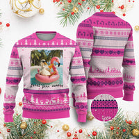 Feral Girl Summer Ugly Christmas Sweater Silly Goose Summer Beach Meme