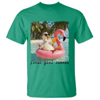 Feral Girl Summer T Shirt Silly Goose Summer Beach Meme