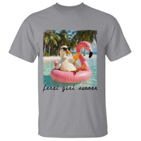 Feral Girl Summer T Shirt Silly Goose Summer Beach Meme