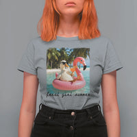 Feral Girl Summer T Shirt For Women Silly Goose Summer Beach Meme