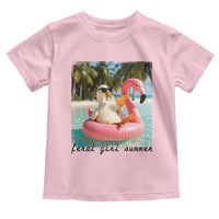 Feral Girl Summer Toddler T Shirt Silly Goose Summer Beach Meme