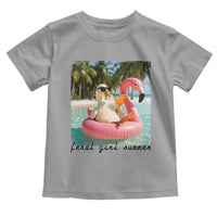 Feral Girl Summer Toddler T Shirt Silly Goose Summer Beach Meme