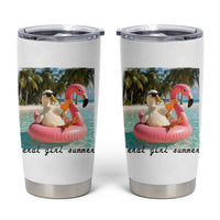 Feral Girl Summer Tumbler Cup Silly Goose Summer Beach Meme