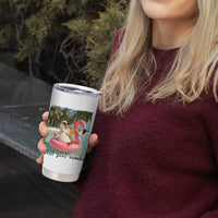 Feral Girl Summer Tumbler Cup Silly Goose Summer Beach Meme