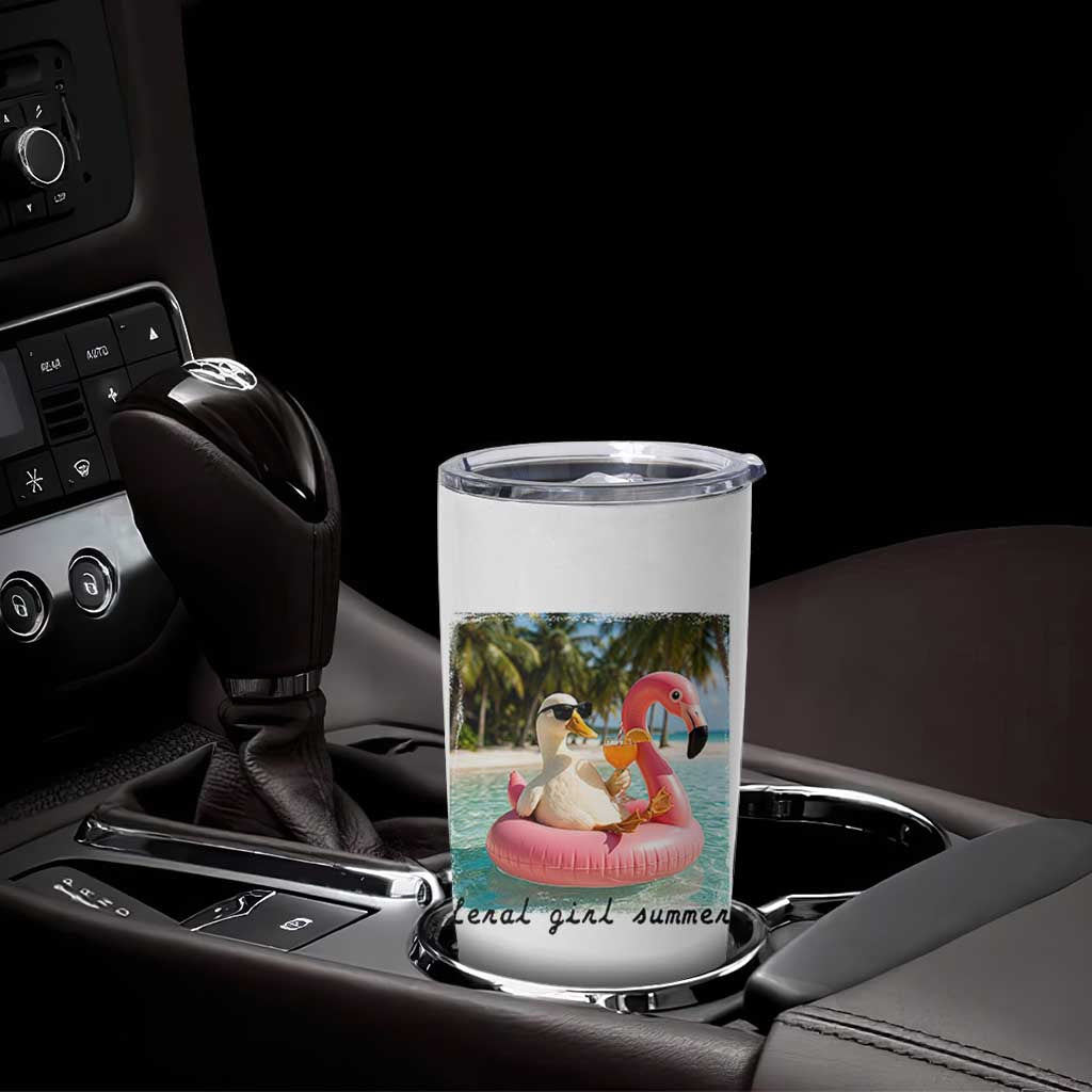 Feral Girl Summer Tumbler Cup Silly Goose Summer Beach Meme