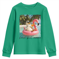 Feral Girl Summer Youth Sweatshirt Silly Goose Summer Beach Meme
