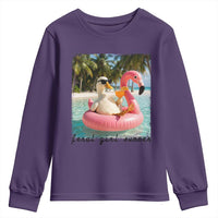 Feral Girl Summer Youth Sweatshirt Silly Goose Summer Beach Meme