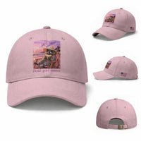 Feral Girl Summer Baseball Cap Funny Raccoon Summer Beach Meme