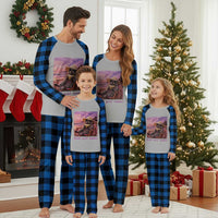 Feral Girl Summer Plaid Pajama Set Funny Raccoon Summer Beach Meme