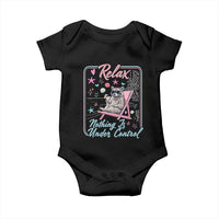 Relax Nothing Is Under Control Baby Onesie Chill Raccoon Beach Vacation Gift