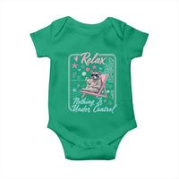 Relax Nothing Is Under Control Baby Onesie Chill Raccoon Beach Vacation Gift