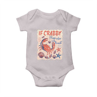 If Crabby Please Return To The Beach Baby Onesie Funny Crab Summer Vibes