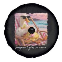 Pregnant Girl Summer Spare Tire Cover Silly Goose Mom Baby Announcement