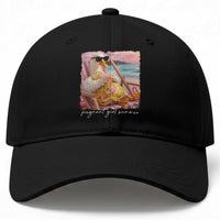 Pregnant Girl Summer Baseball Cap Silly Goose Mom Baby Announcement