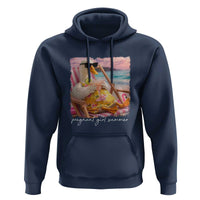 Pregnant Girl Summer Hoodie Silly Goose Mom Baby Announcement