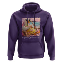 Pregnant Girl Summer Hoodie Silly Goose Mom Baby Announcement