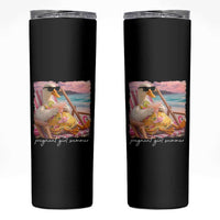 Pregnant Girl Summer Skinny Tumbler Silly Goose Mom Baby Announcement