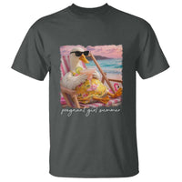 Pregnant Girl Summer T Shirt Silly Goose Mom Baby Announcement