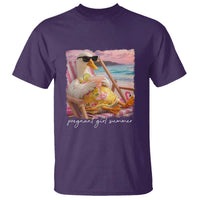 Pregnant Girl Summer T Shirt Silly Goose Mom Baby Announcement