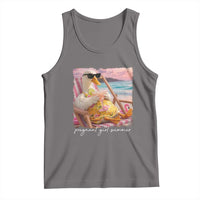 Pregnant Girl Summer Tank Top Silly Goose Mom Baby Announcement