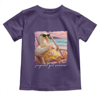 Pregnant Girl Summer Toddler T Shirt Silly Goose Mom Baby Announcement