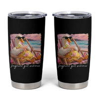 Pregnant Girl Summer Tumbler Cup Silly Goose Mom Baby Announcement