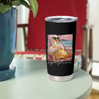 Pregnant Girl Summer Tumbler Cup Silly Goose Mom Baby Announcement