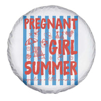 Pregnant Girl Summer Spare Tire Cover Funny Beach Pregnancy Announcement