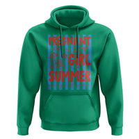 Pregnant Girl Summer Hoodie Funny Beach Pregnancy Announcement