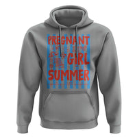 Pregnant Girl Summer Hoodie Funny Beach Pregnancy Announcement