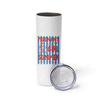 Pregnant Girl Summer Skinny Tumbler Funny Beach Pregnancy Announcement