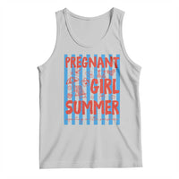 Pregnant Girl Summer Tank Top Funny Beach Pregnancy Announcement