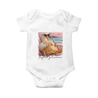 Pregnant Girl Summer Goose Mom Baby Onesie Funny Pregnancy Announcement