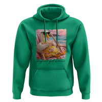 Pregnant Girl Summer Goose Mom Hoodie Funny Pregnancy Announcement