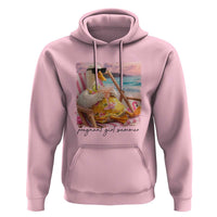 Pregnant Girl Summer Goose Mom Hoodie Funny Pregnancy Announcement