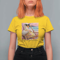 Pregnant Girl Summer Goose Mom T Shirt For Women Funny Pregnancy Announcement