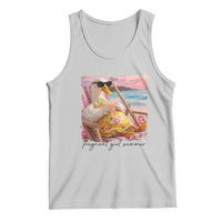 Pregnant Girl Summer Goose Mom Tank Top Funny Pregnancy Announcement