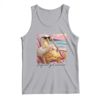 Pregnant Girl Summer Goose Mom Tank Top Funny Pregnancy Announcement