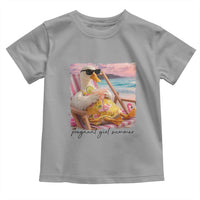 Pregnant Girl Summer Goose Mom Toddler T Shirt Funny Pregnancy Announcement