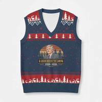 Media Mogul Turner Memorial V-Neck Knit Sweater Vest A Legend Behind The Camera