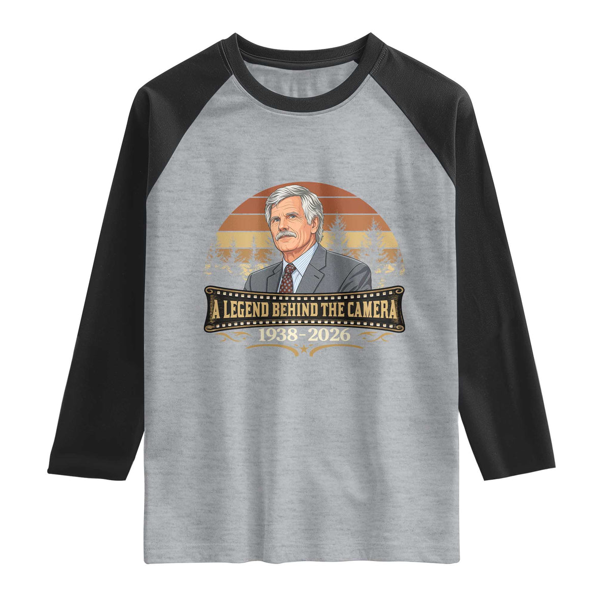 Media Mogul Turner Memorial Raglan Shirt A Legend Behind The Camera
