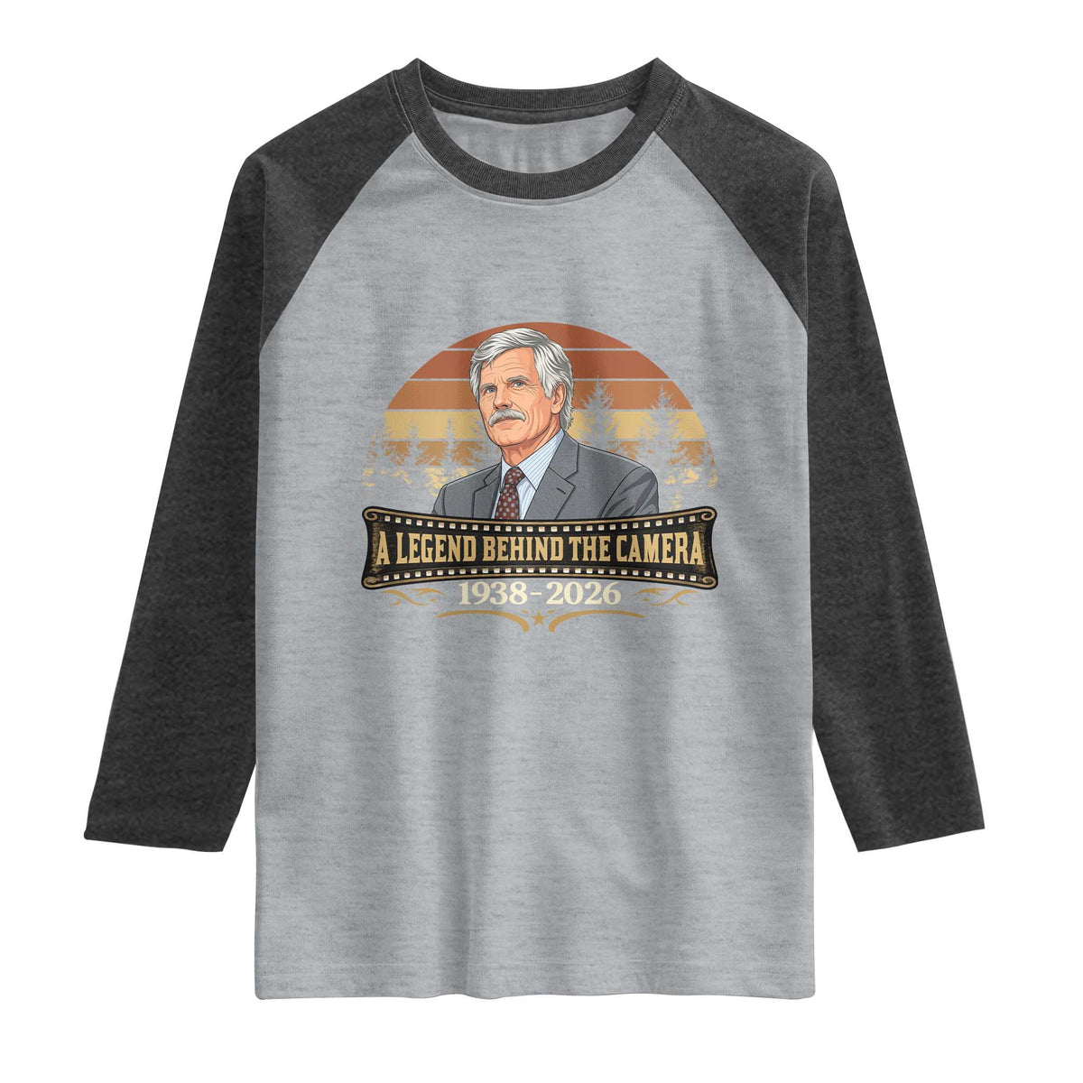 Media Mogul Turner Memorial Raglan Shirt A Legend Behind The Camera