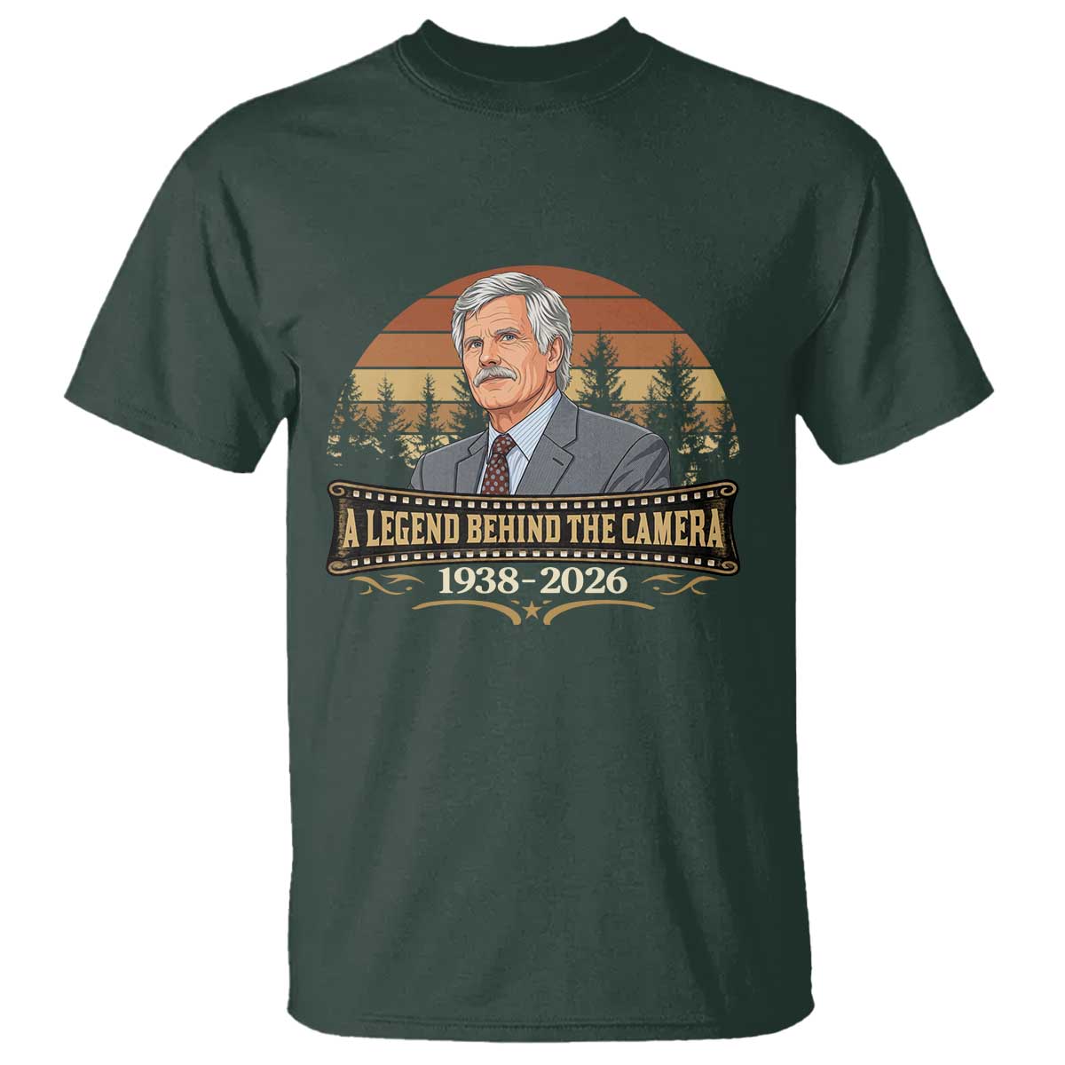 Media Mogul Turner Memorial T Shirt A Legend Behind The Camera