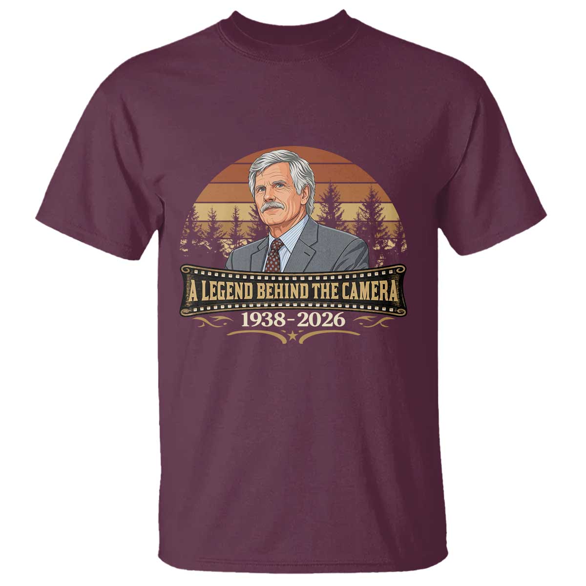 Media Mogul Turner Memorial T Shirt A Legend Behind The Camera