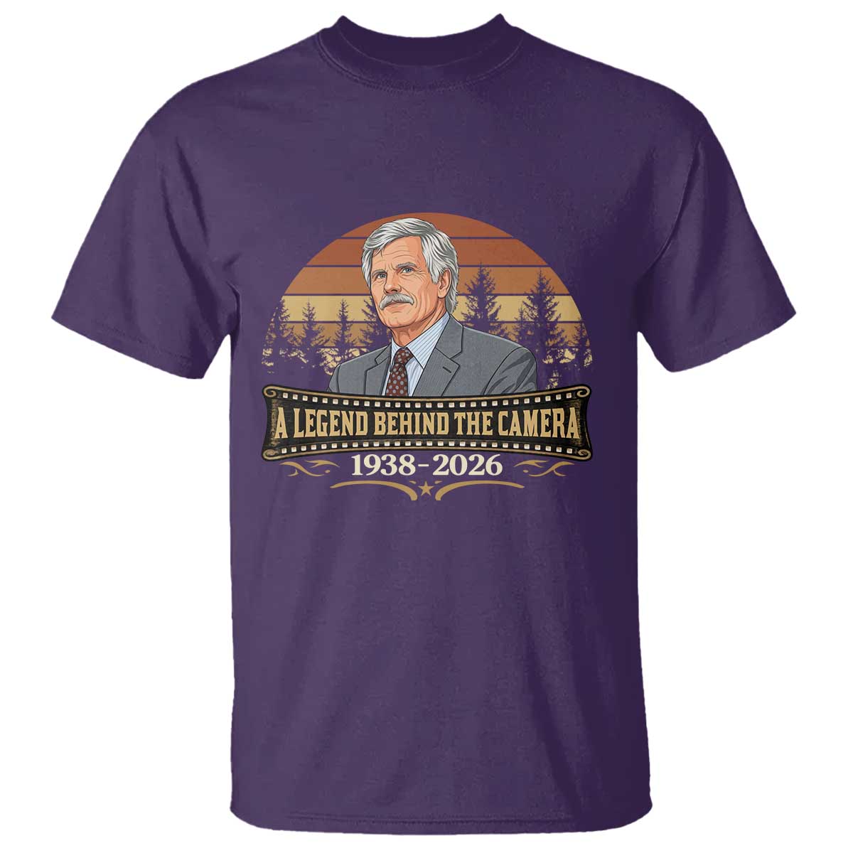 Media Mogul Turner Memorial T Shirt A Legend Behind The Camera