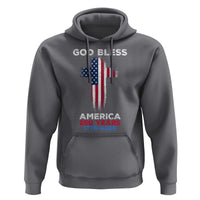 God Bless America 250 Years 1776-2026 Hoodie Christian Cross Flag