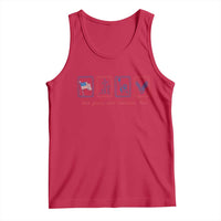 Loves Jesus and America Too Tank Top 4th of July Christian