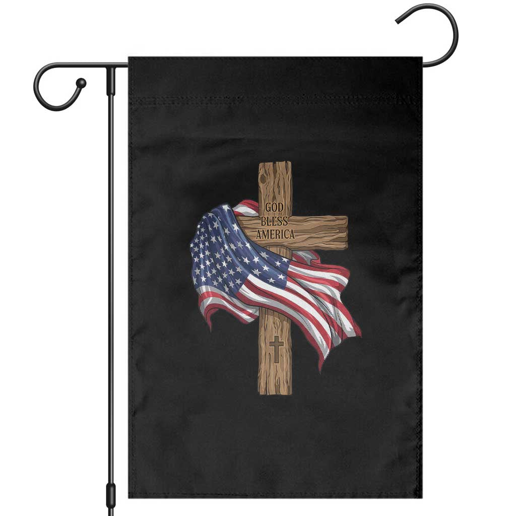 God Bless America 250 Years Garden Flag 4th of July Christian Jesus